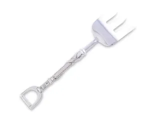 Irons & Leathers Serving Fork toilet seat cover, slow close seat