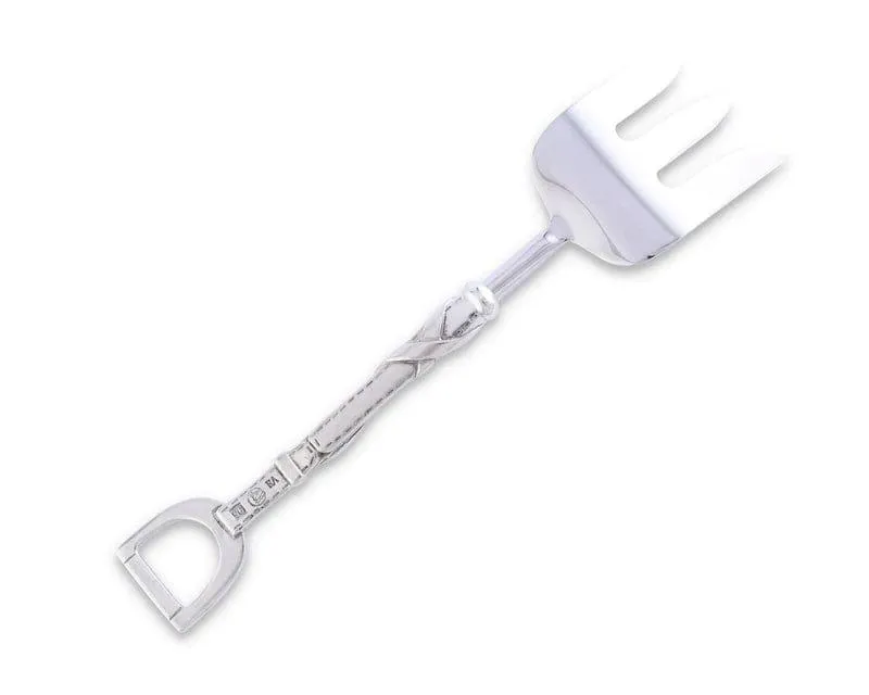 Irons & Leathers Serving Fork toilet seat cover, slow close seat