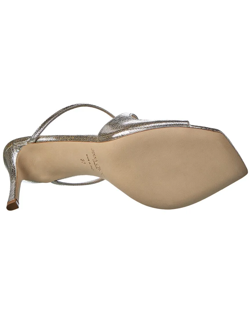 Jimmy Choo Anise 75 Glitter Leather Sandal Shoes_Jimmy-Choo
