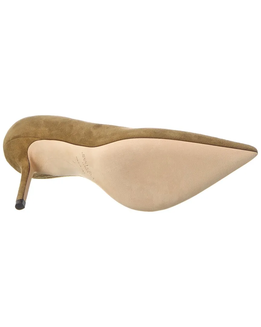 Jimmy Choo Love 85 Suede Pump Shoes_Jimmy-Choo