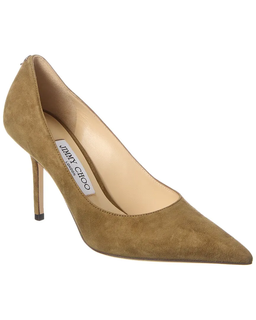 Jimmy Choo Love 85 Suede Pump Shoes_Jimmy-Choo
