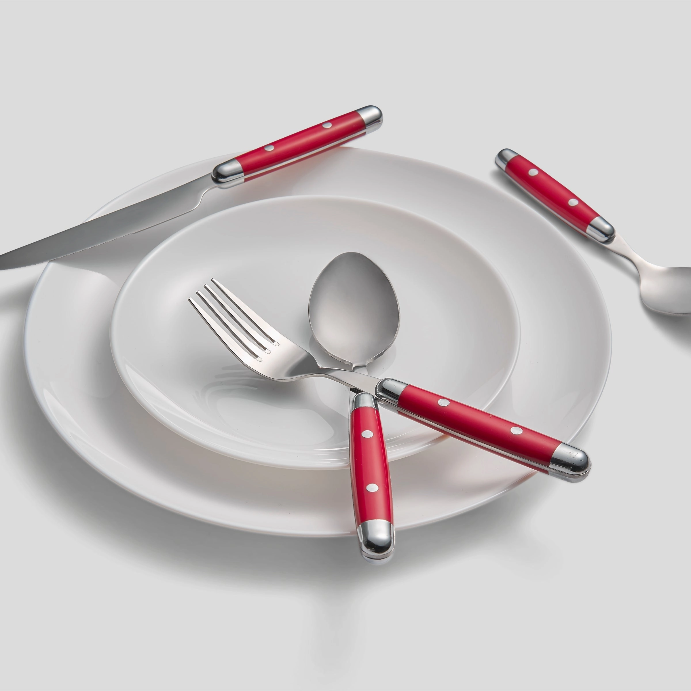 Jubilee Red 16 Piece Flatware Set