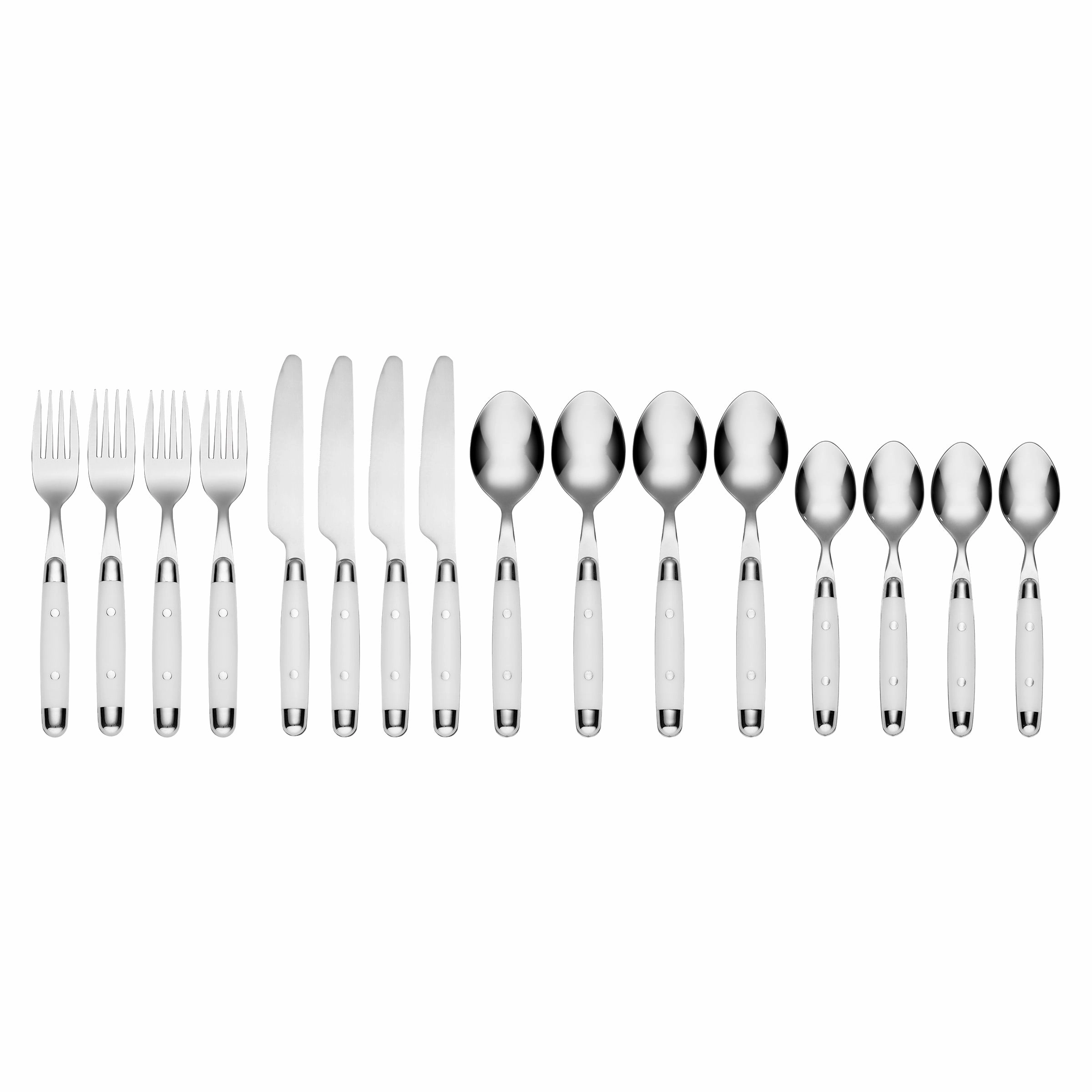 Jubilee White 16 Piece Flatware Set
