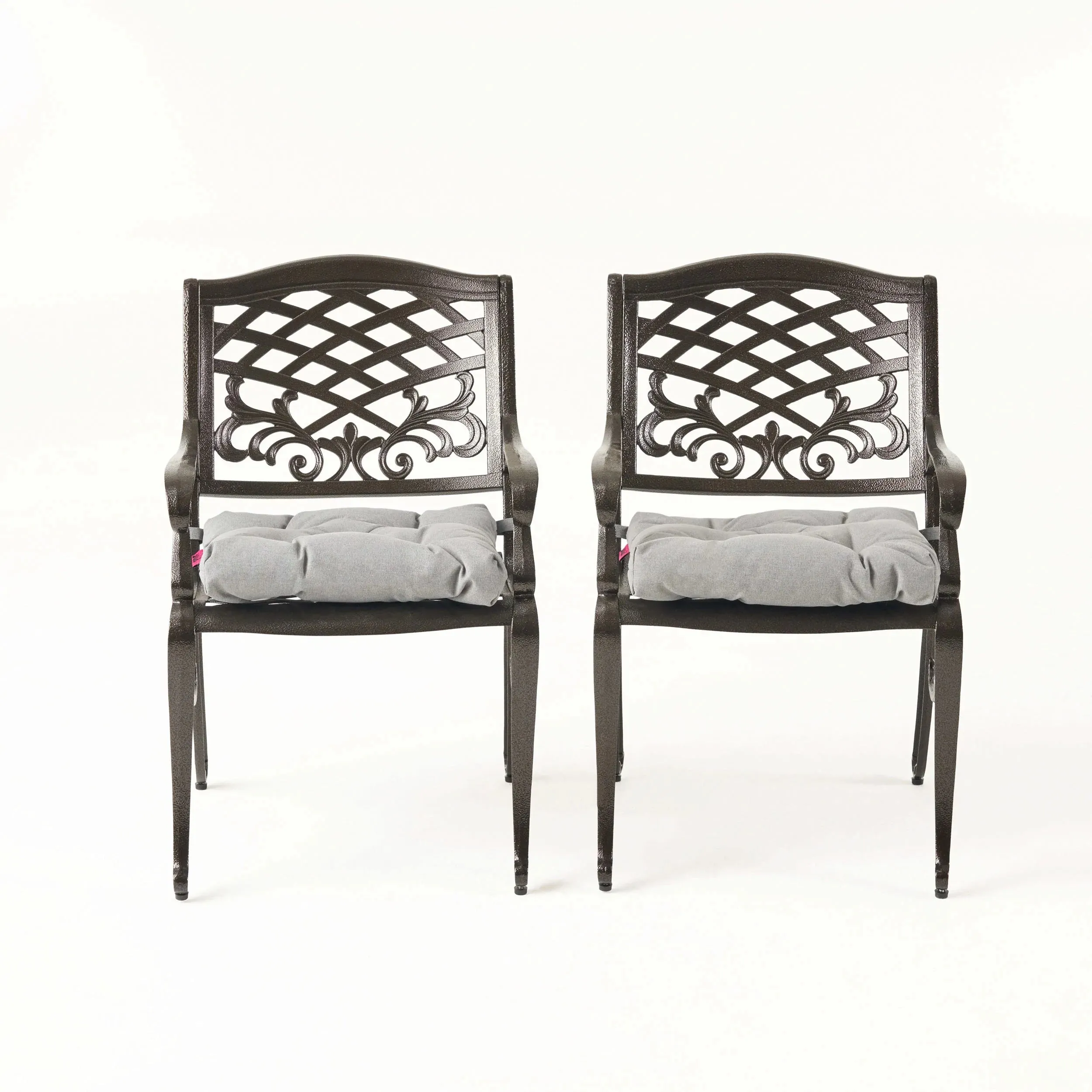 Juel Outdoor Dining Chair with Cushion (Set of 2) patio chairs, outdoor seating