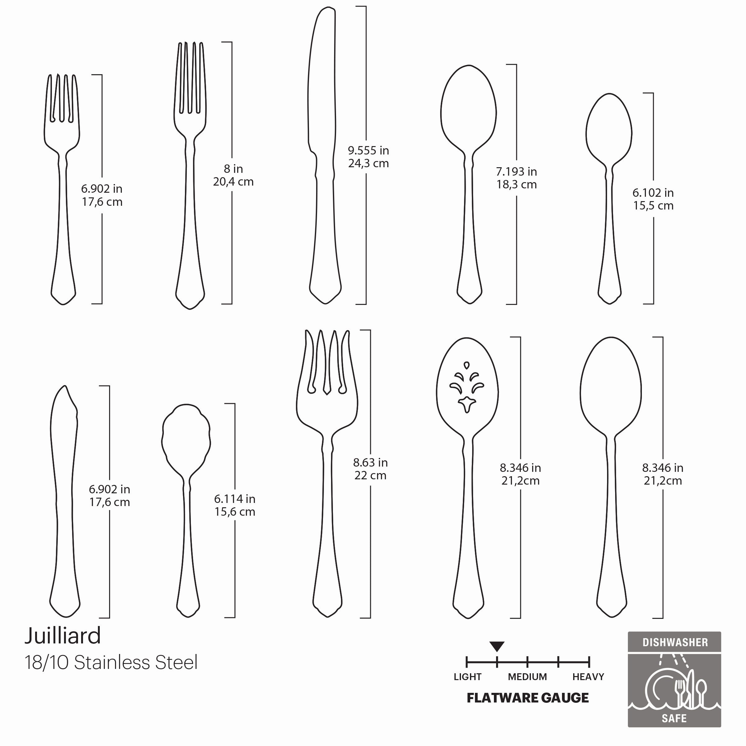 Juilliard 45 Piece Flatware Set