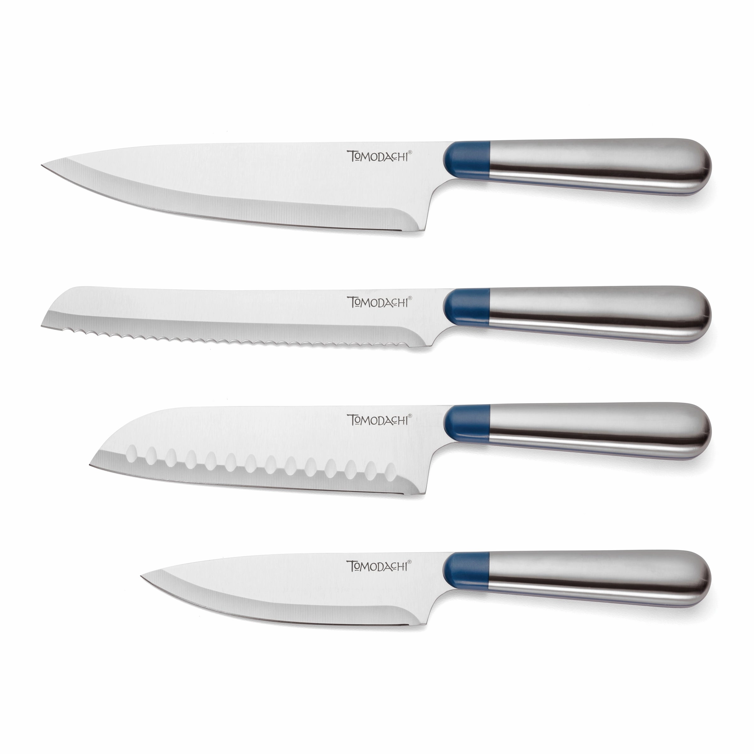 Keen 5 Piece Acacia Bristle Block Cutlery Set