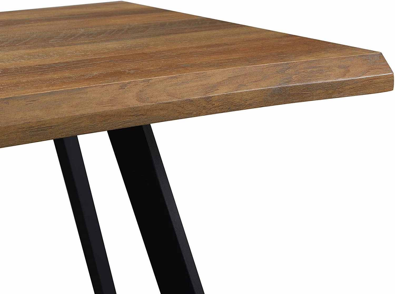 Kenora Wood Effect 150 cm Dining Table with Curved Edges 4 Seater