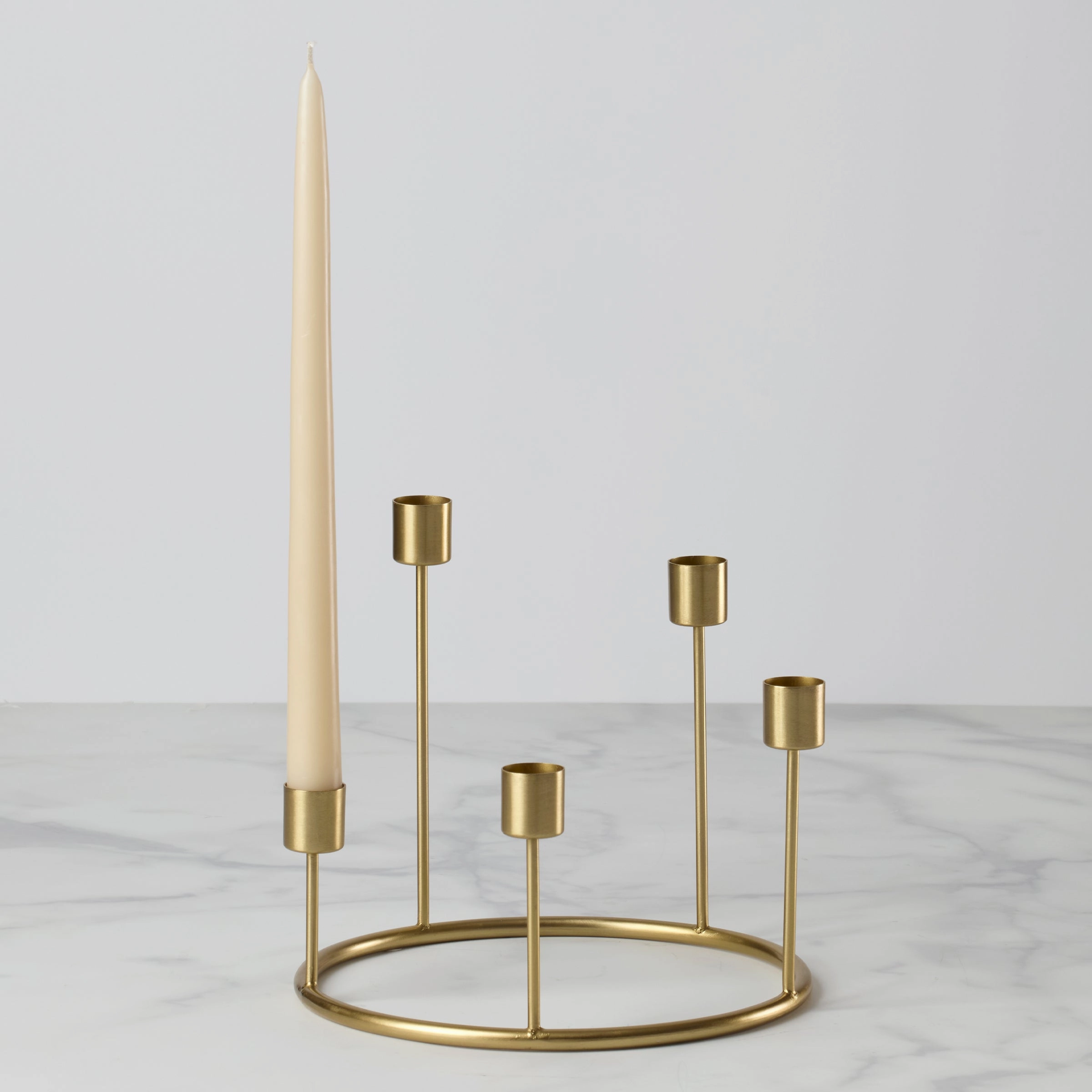 Kent Small Gold Candlestick Wreath