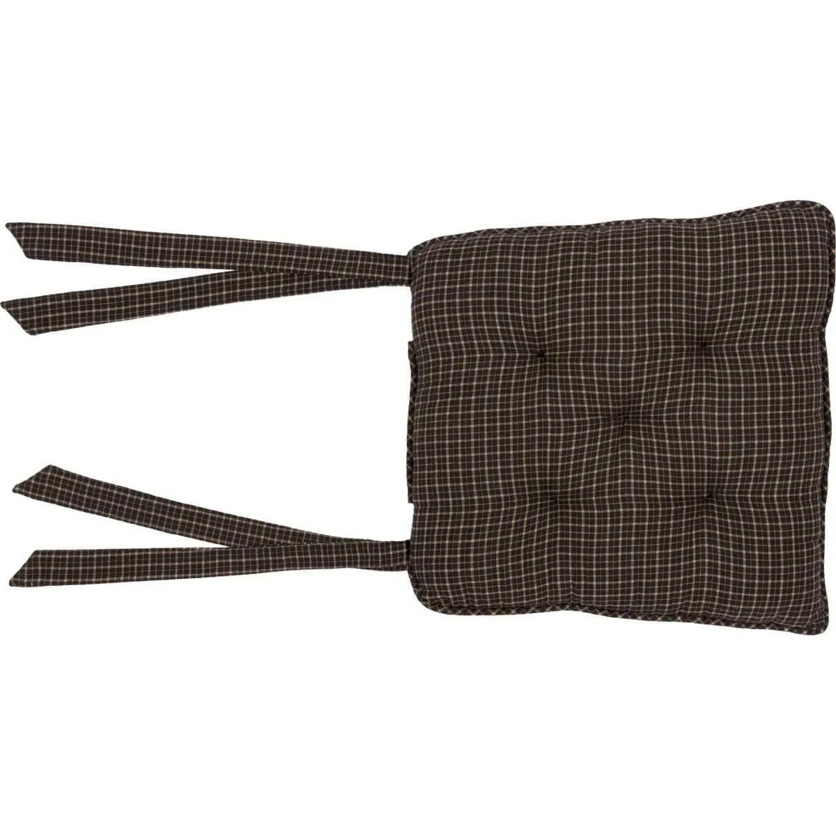 Kettle Grove Plaid Patchwork Chair Pad