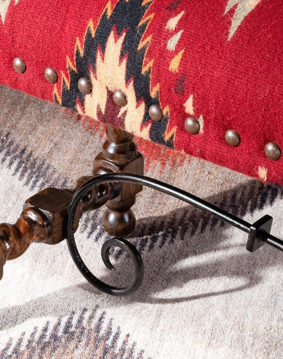 Kilim Upholstered Bench