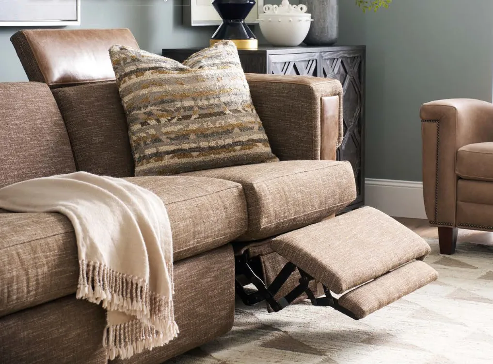 King Cowboy Leather Sofa with Power Recline