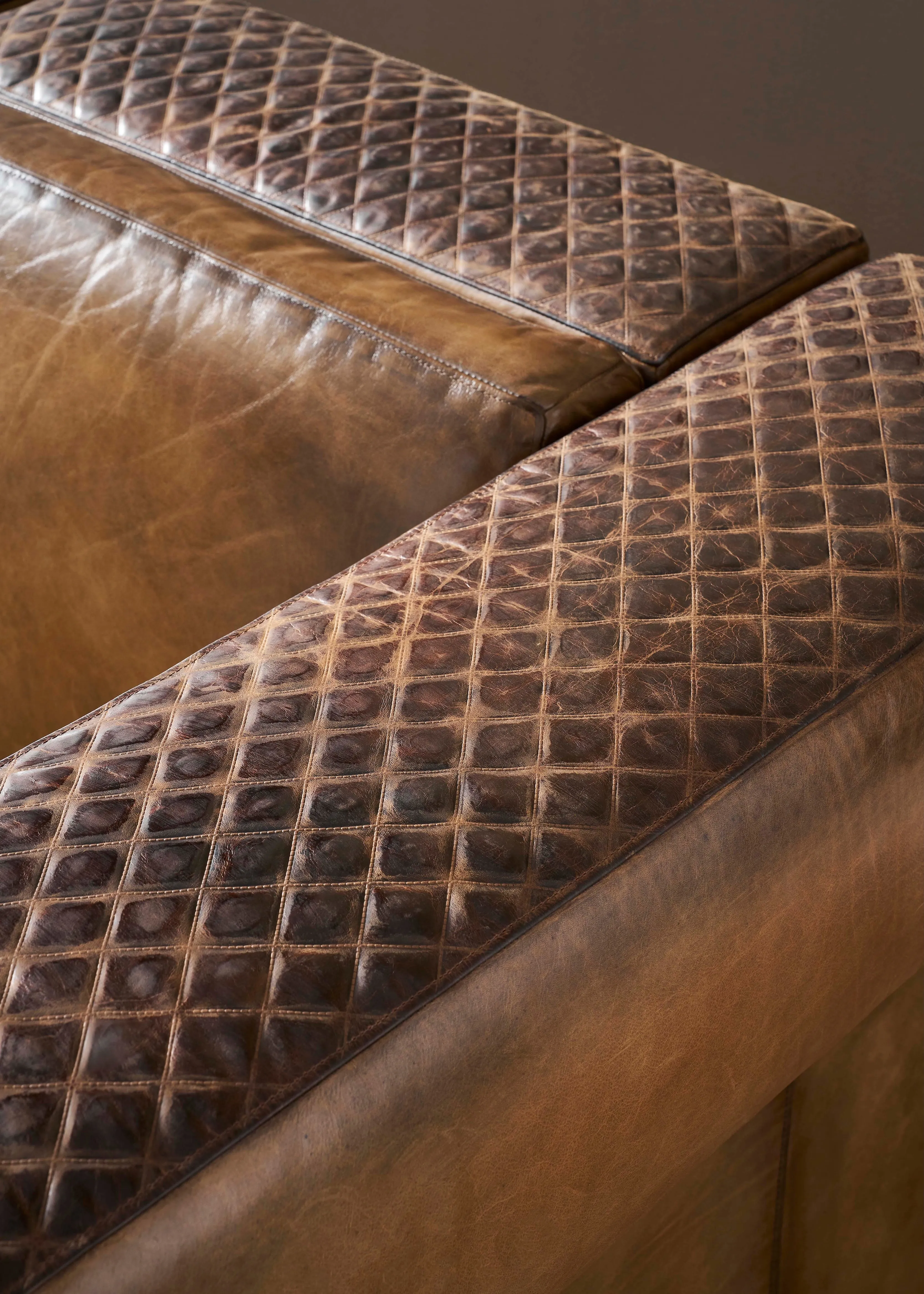 King Cowboy Leather Sofa with Power Recline