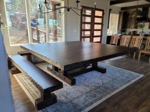 Knotty Alder Rustic Square Dining / Conference Table gaming chair, computer chair