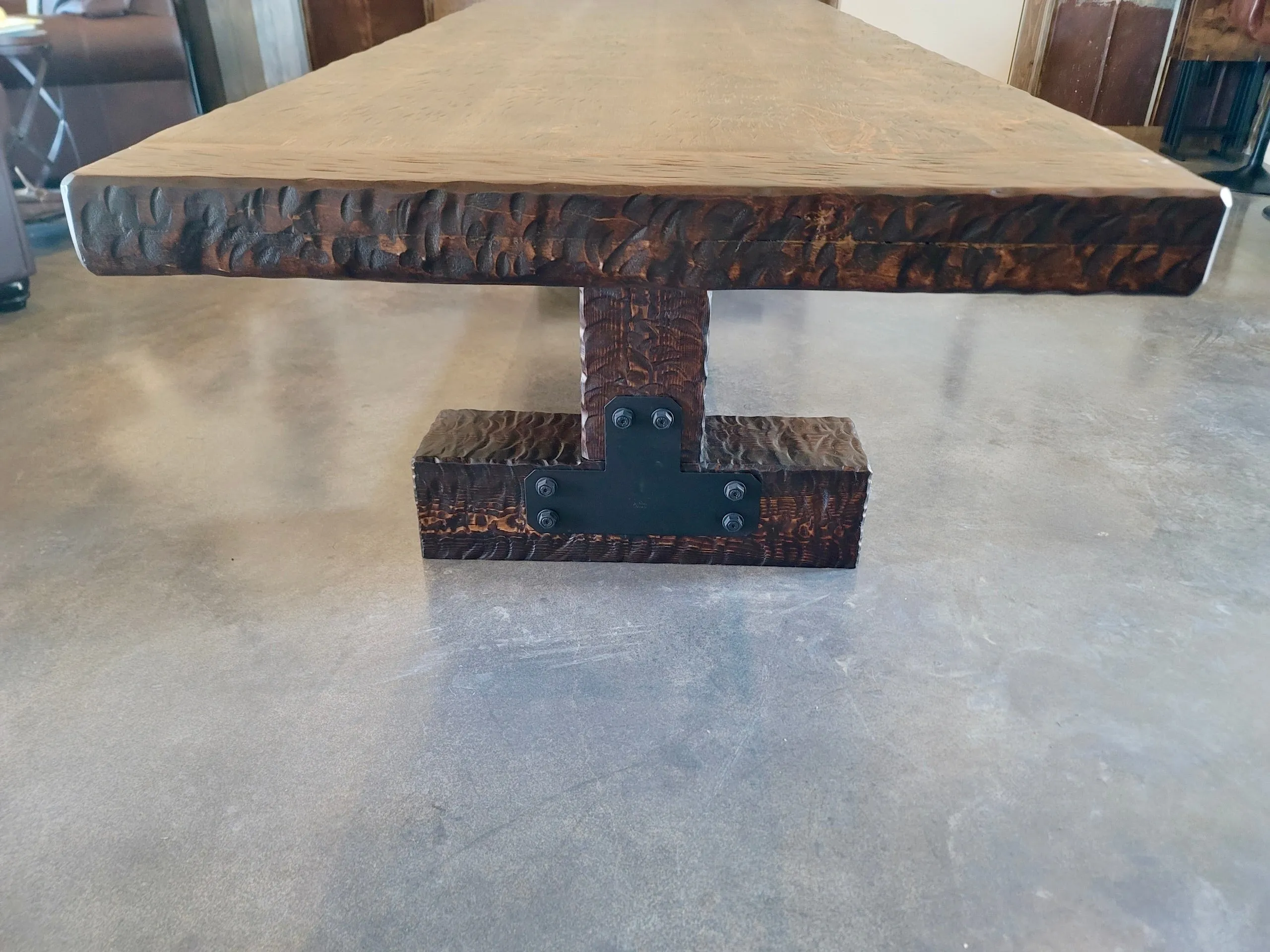 Knotty Alder Wood Rustic Dining Tables