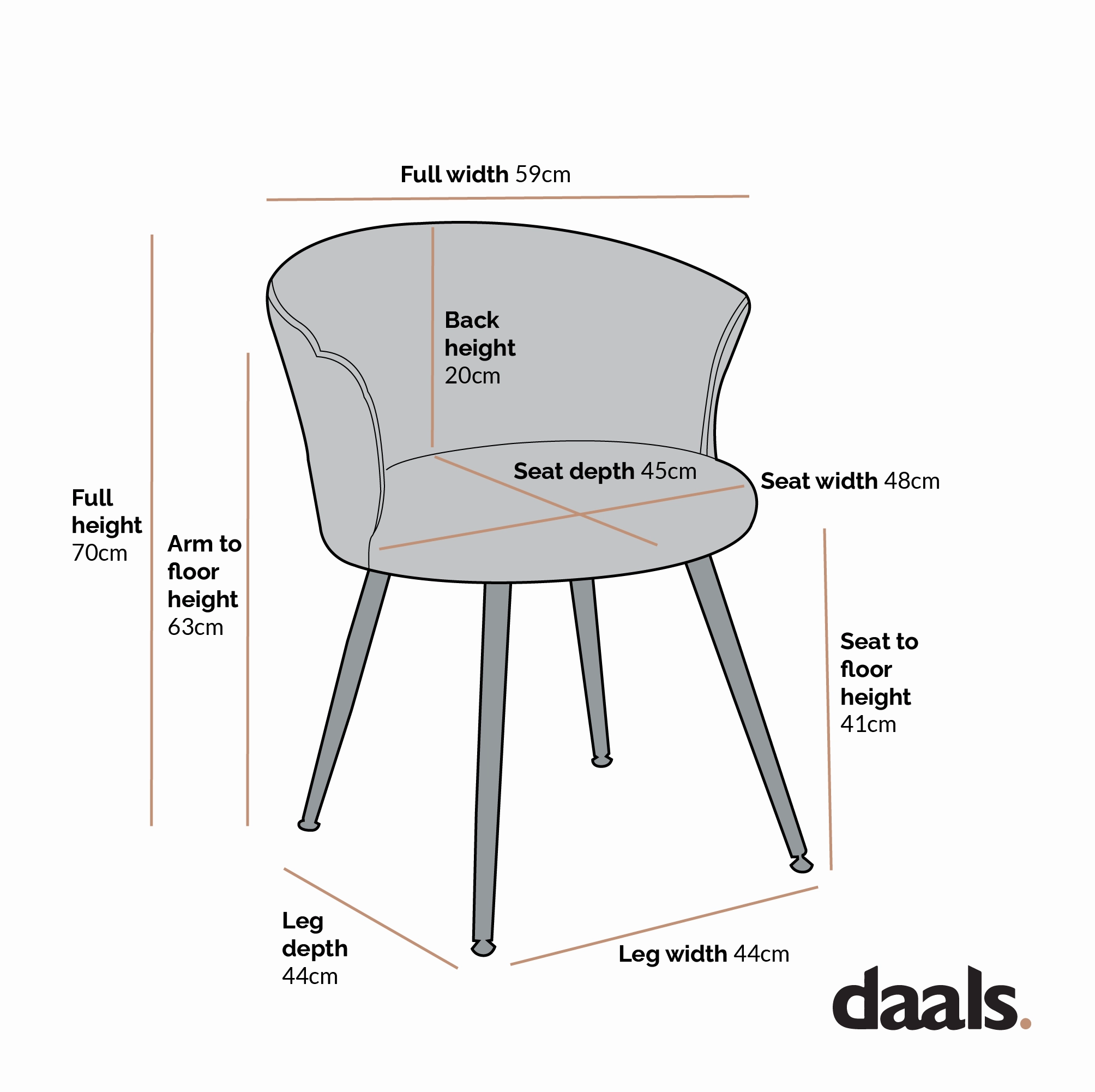 Kylie Set of 2 Blue Velvet Dining Chairs