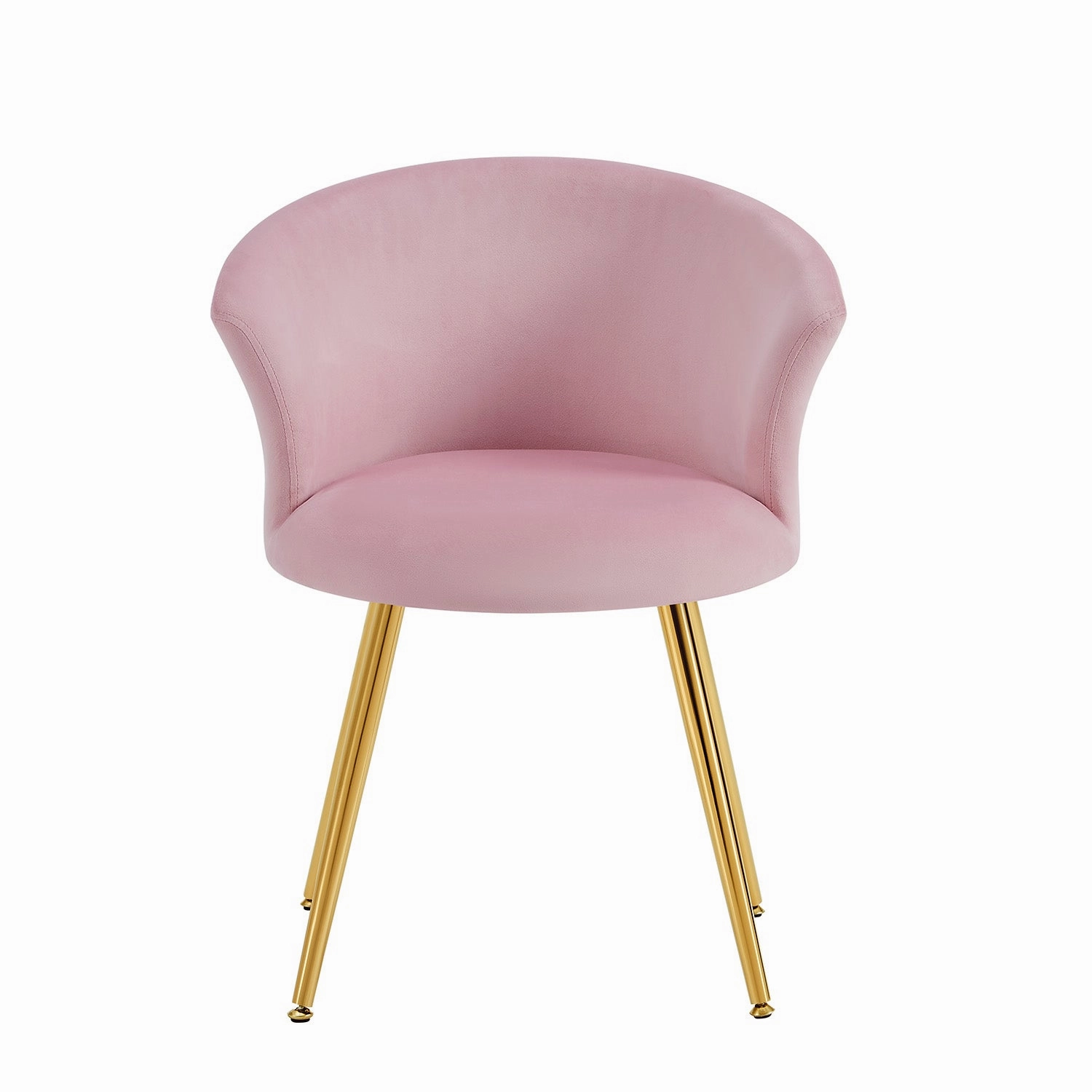 Kylie Set of 2 Pink Velvet Dining Chairs