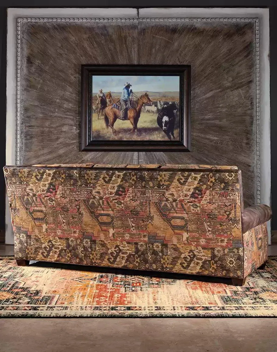 Lakota Fabric Southwestern Sofa