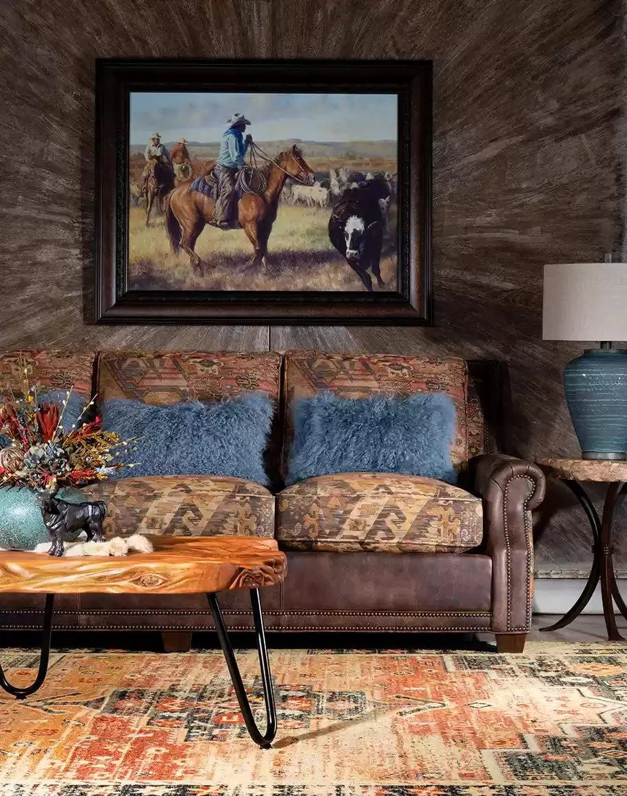 Lakota Fabric Southwestern Sofa