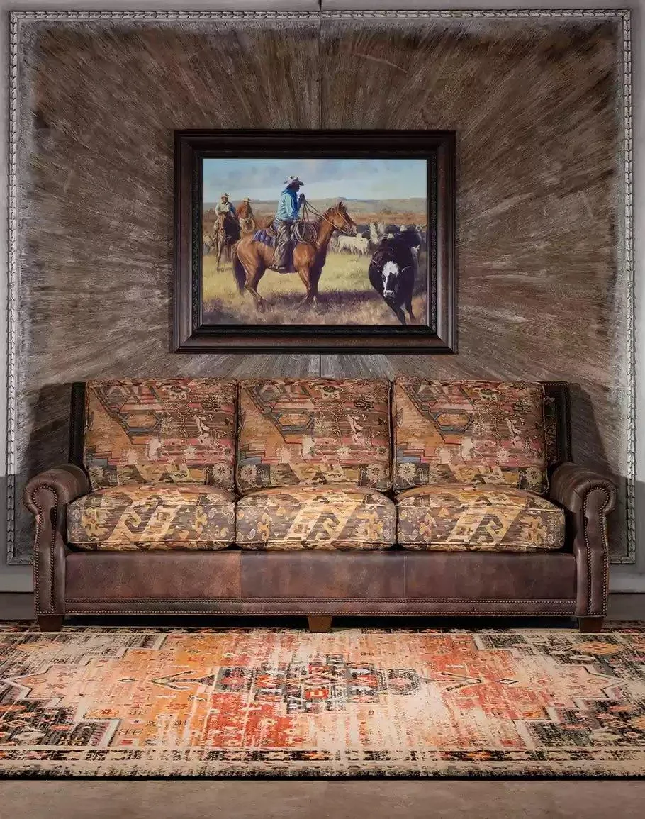 Lakota Fabric Southwestern Sofa