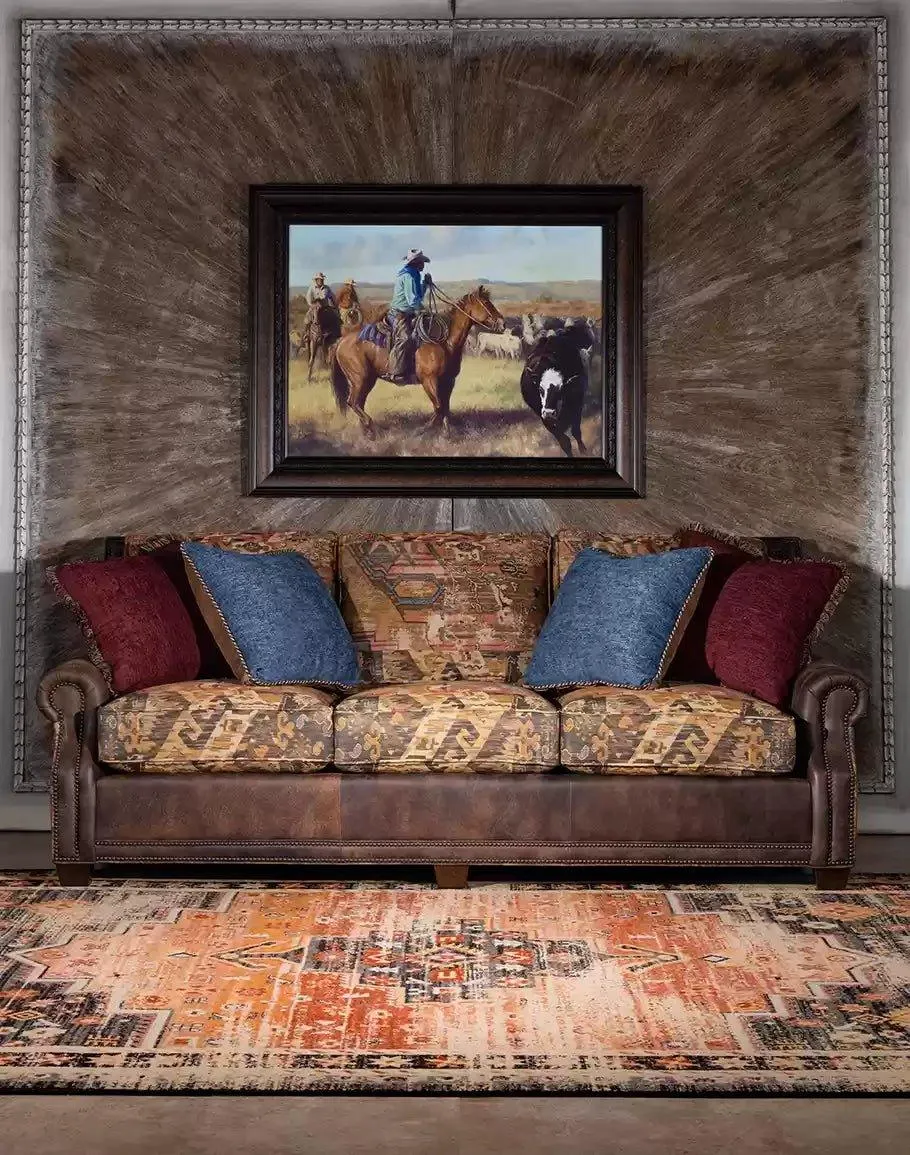 Lakota Fabric Southwestern Sofa