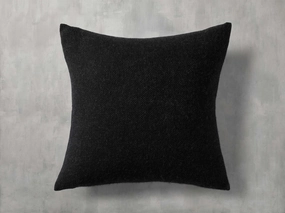 Landis Alpaca Pillow Cover in Onyx