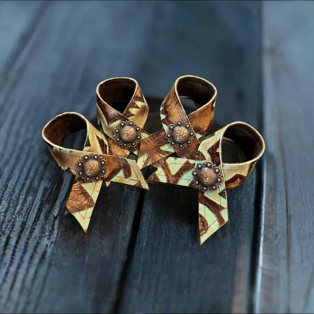 Laredo Embossed Leather Napkin Rings blender, kitchen appliance