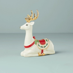 Laying Reindeer Figurine