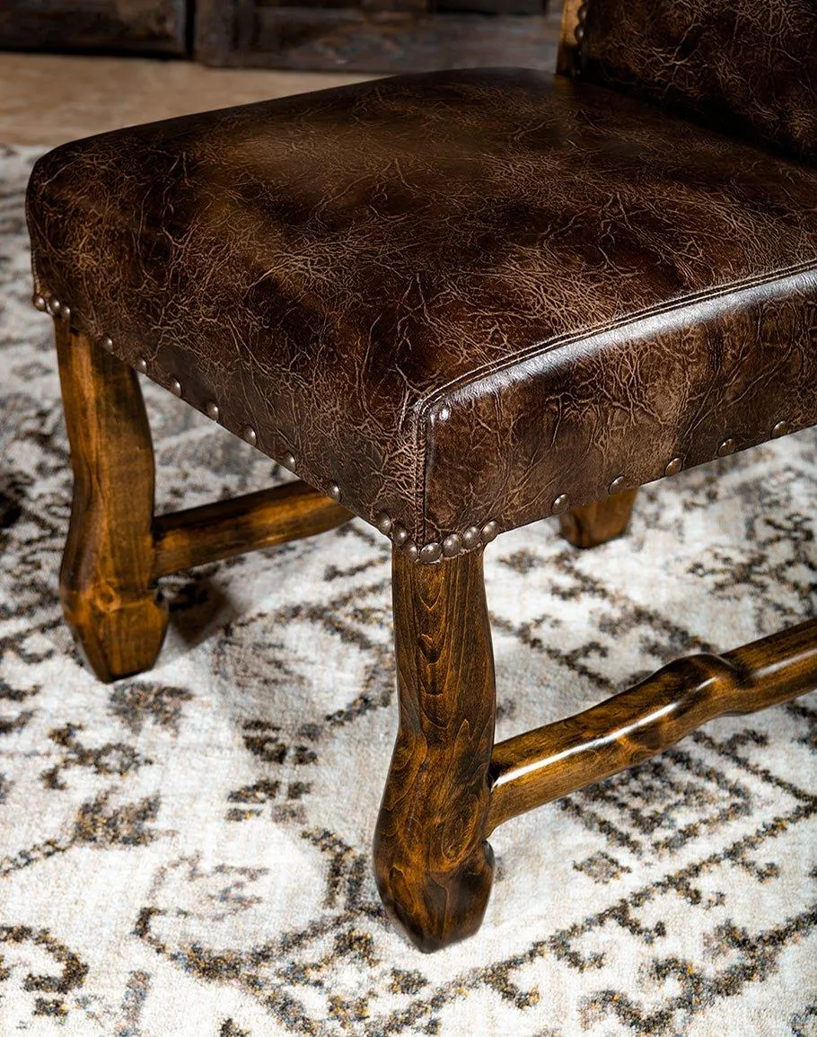 Leather & Axis Hide Side Chair