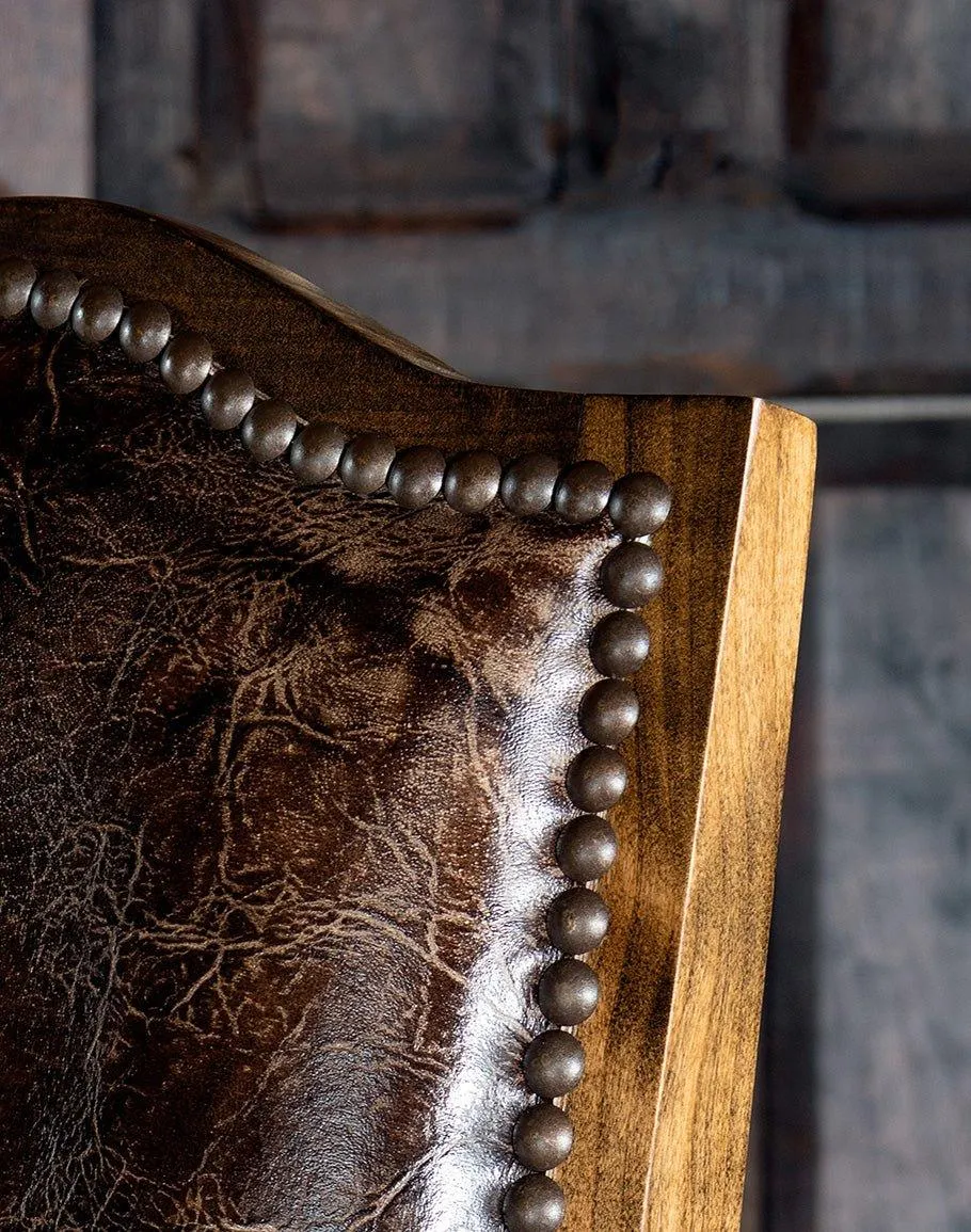 Leather & Axis Hide Side Chair