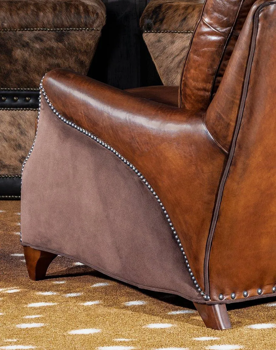 Leather Rancher Arm Chair