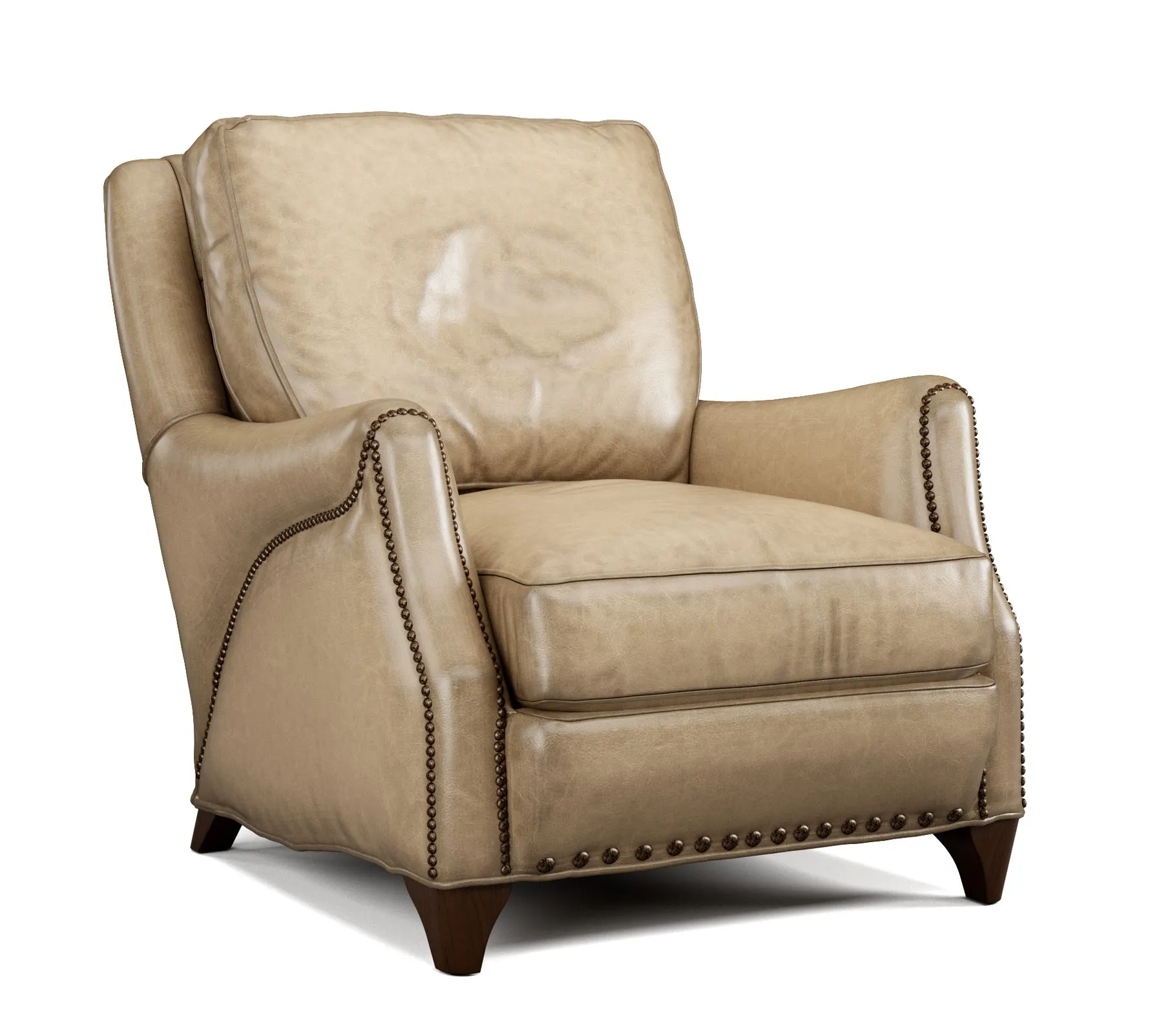 Leather Rancher Arm Chair