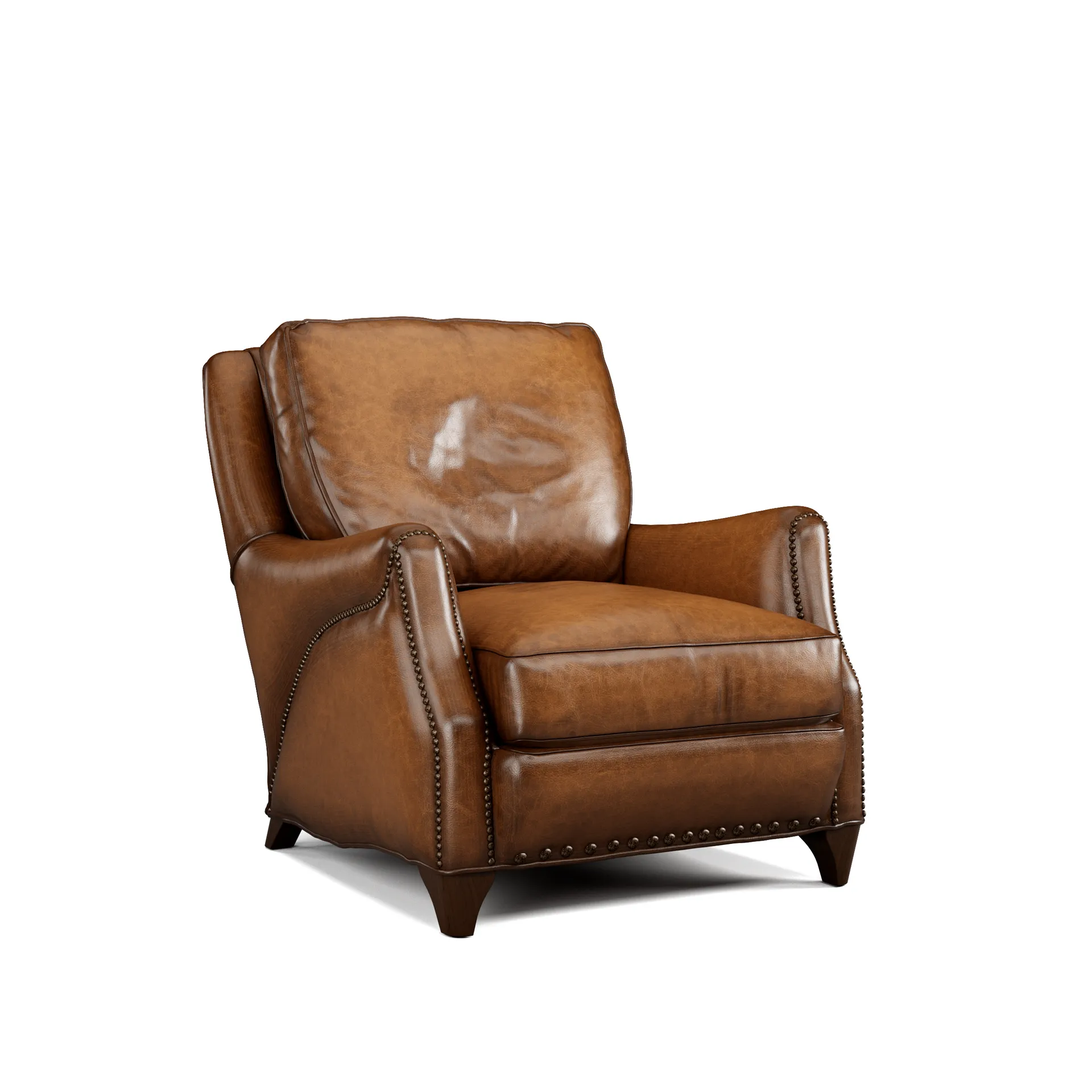 Leather Rancher Arm Chair