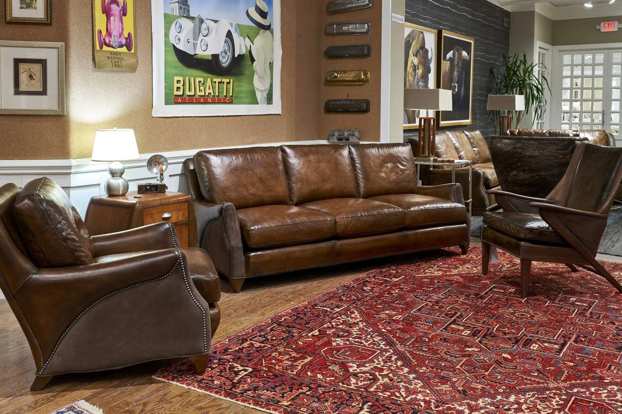 Leather Rancher Arm Chair