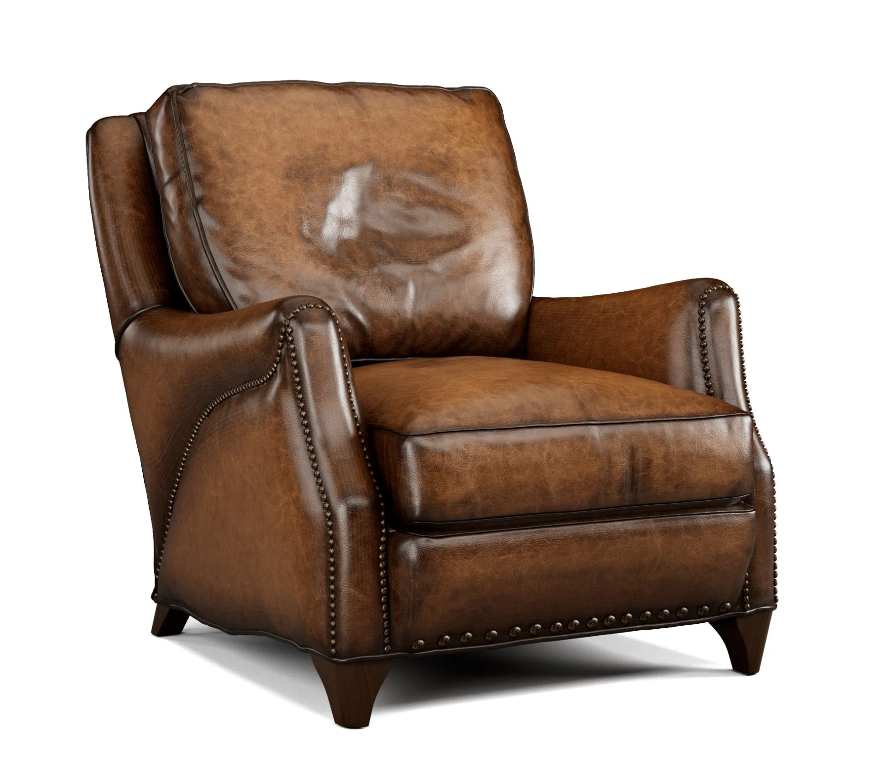 Leather Rancher Arm Chair