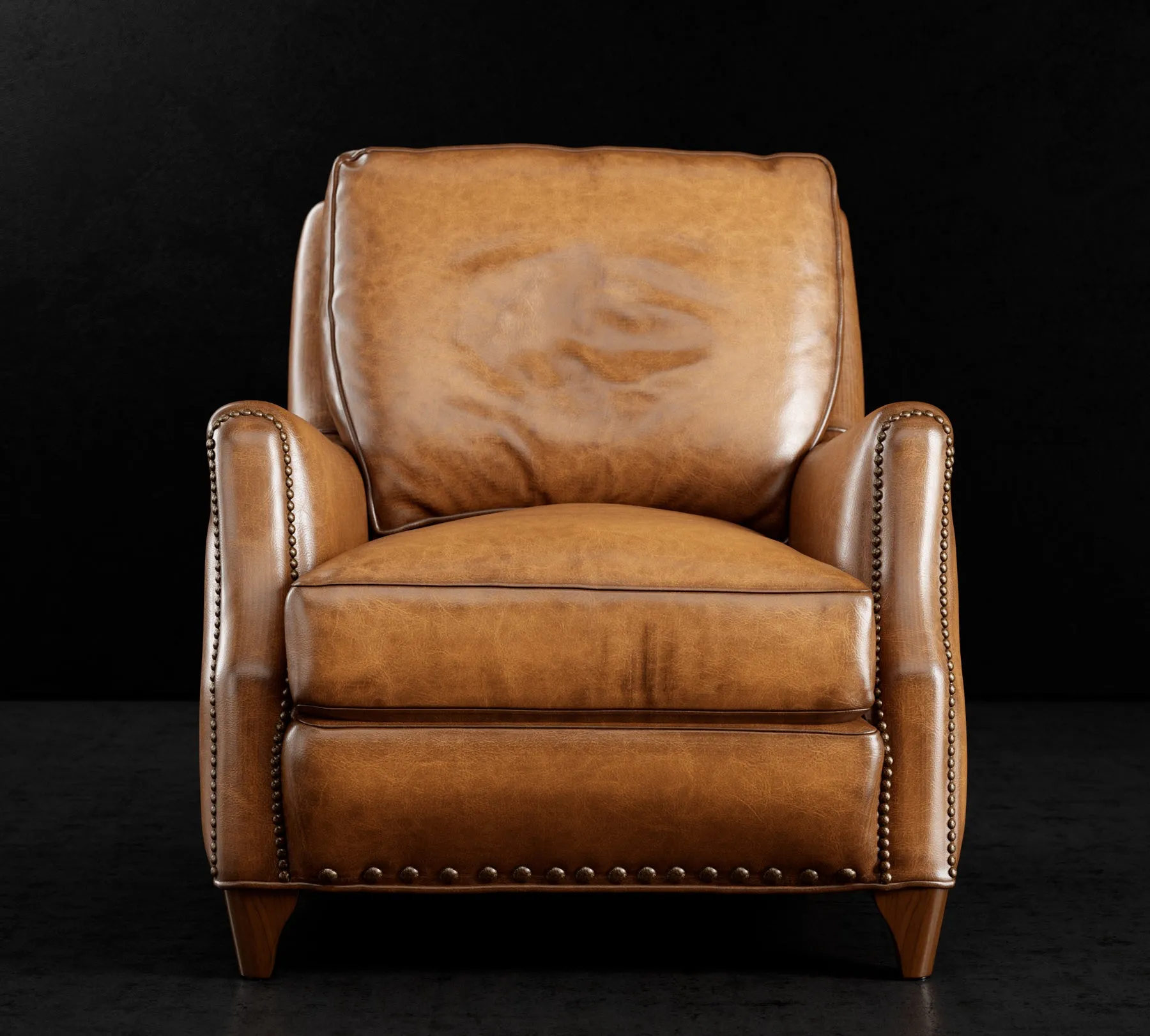Leather Rancher Arm Chair