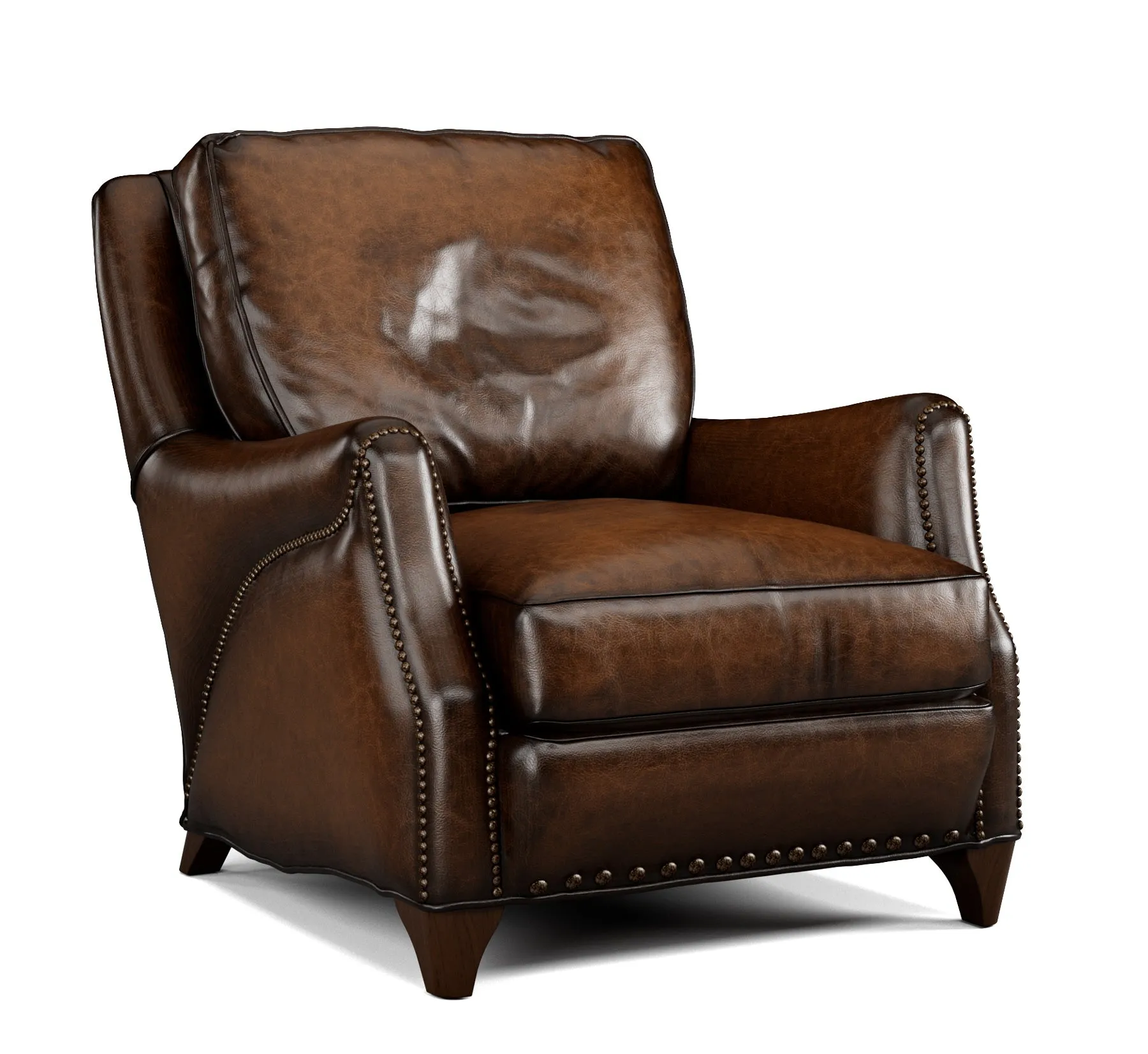Leather Rancher Arm Chair