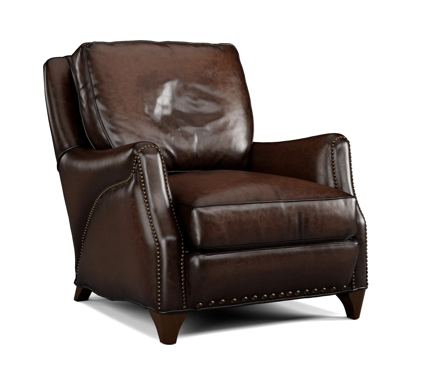 Leather Rancher Arm Chair