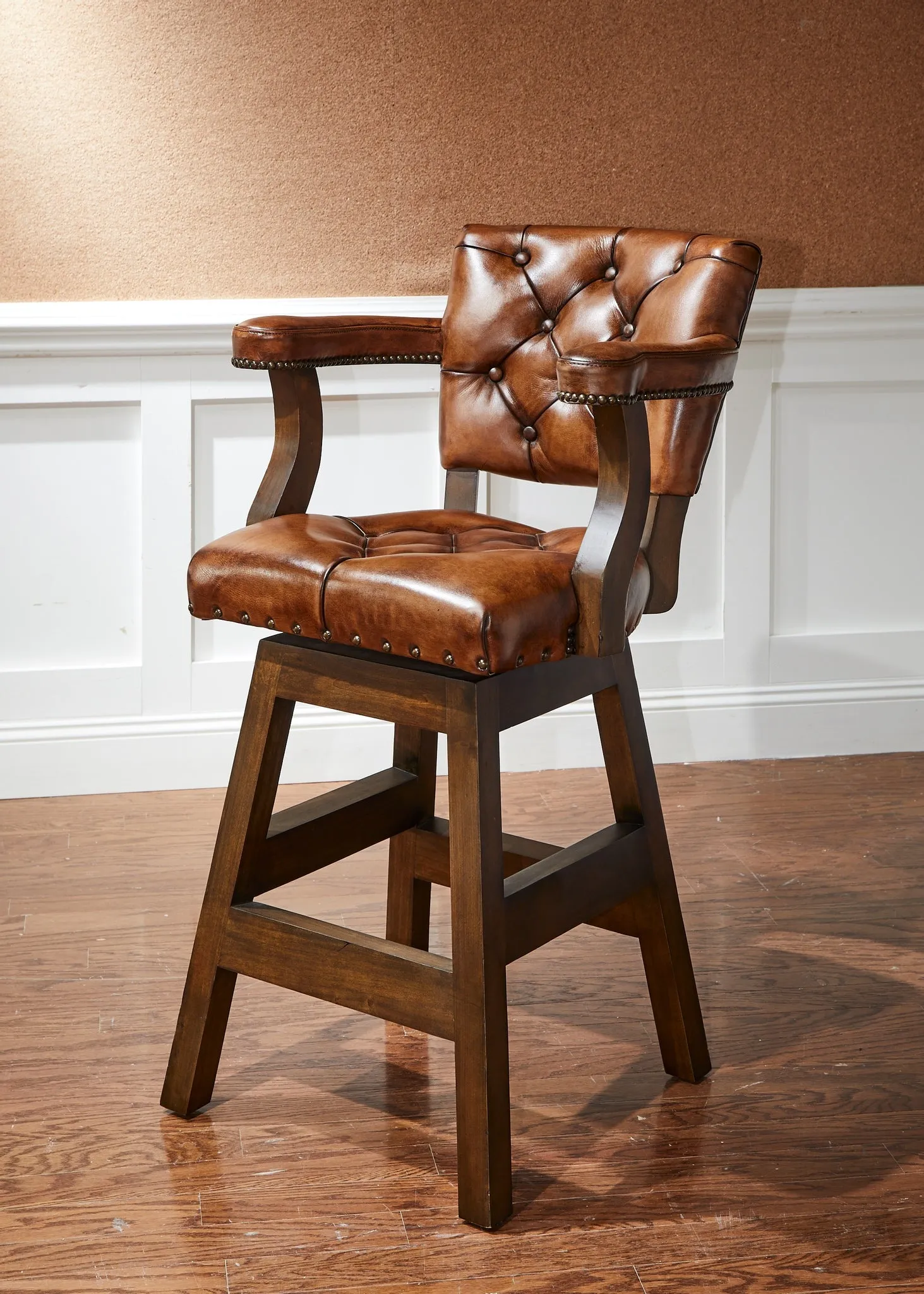 Leather Tufted Bar Stools with Backs gaming chair, computer chair