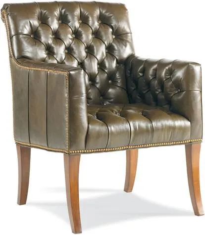 Leather Tufted Guest Chair