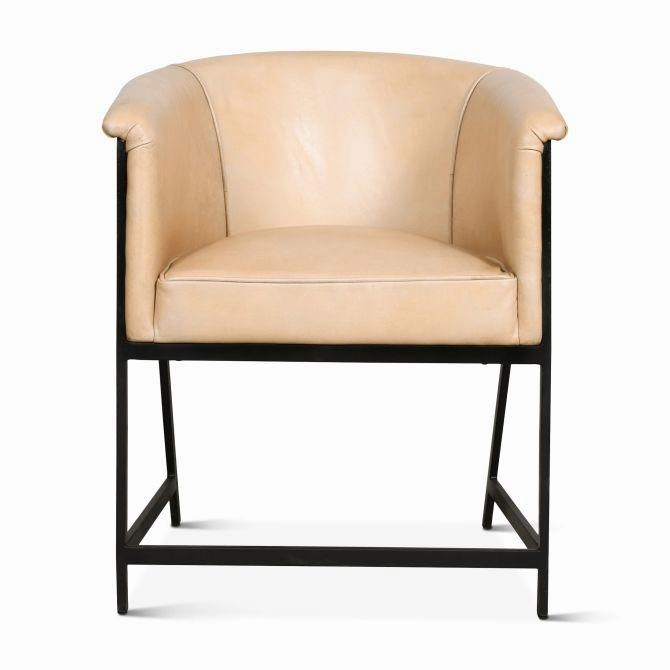 Leather Guest or Dining Chair - 2 Colors