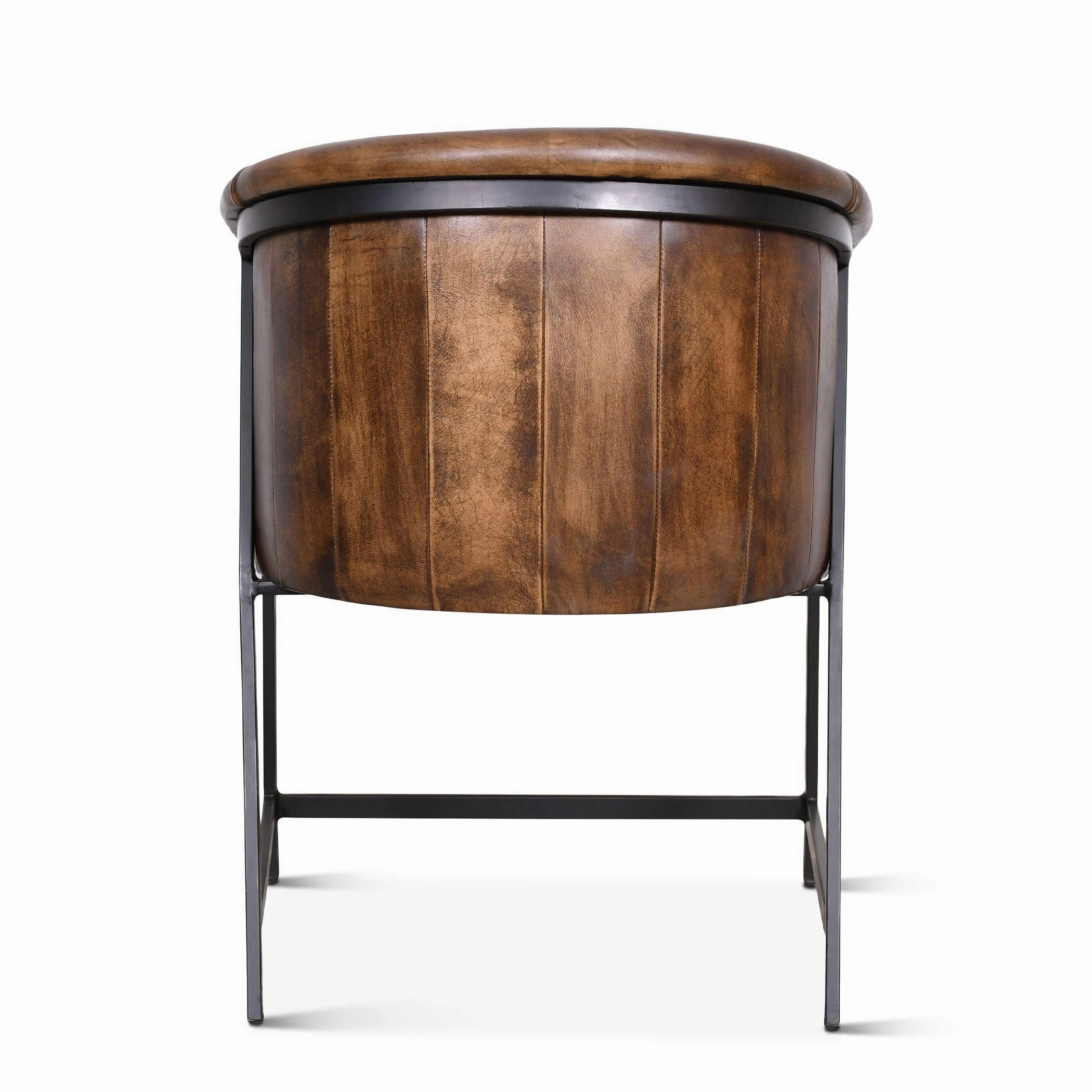 Leather Guest or Dining Chair - 2 Colors