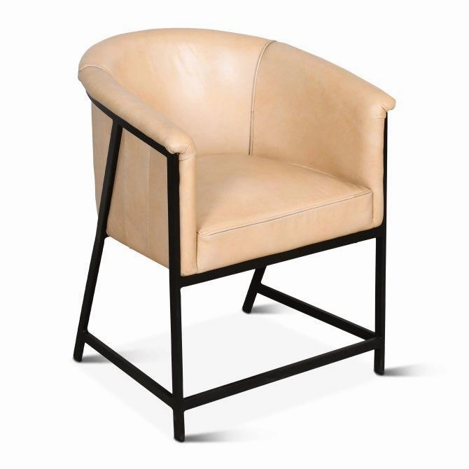 Leather Guest or Dining Chair - 2 Colors