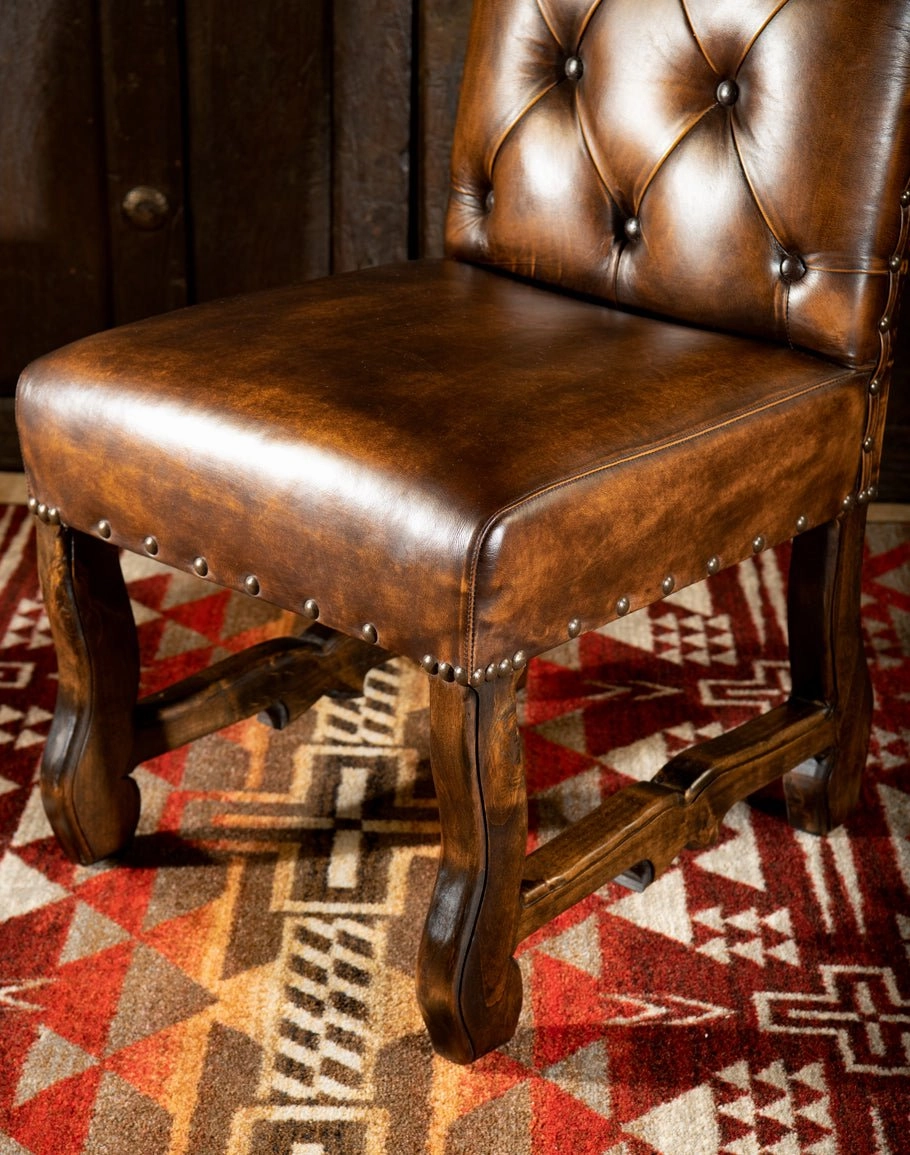 Leather Western Dining Chair