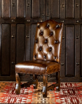 Leather Western Dining Chair glassware set, wine glass