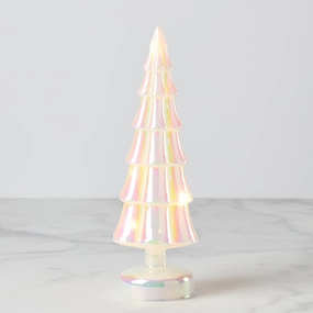 Led Lit Pearl Glass Holiday Tree