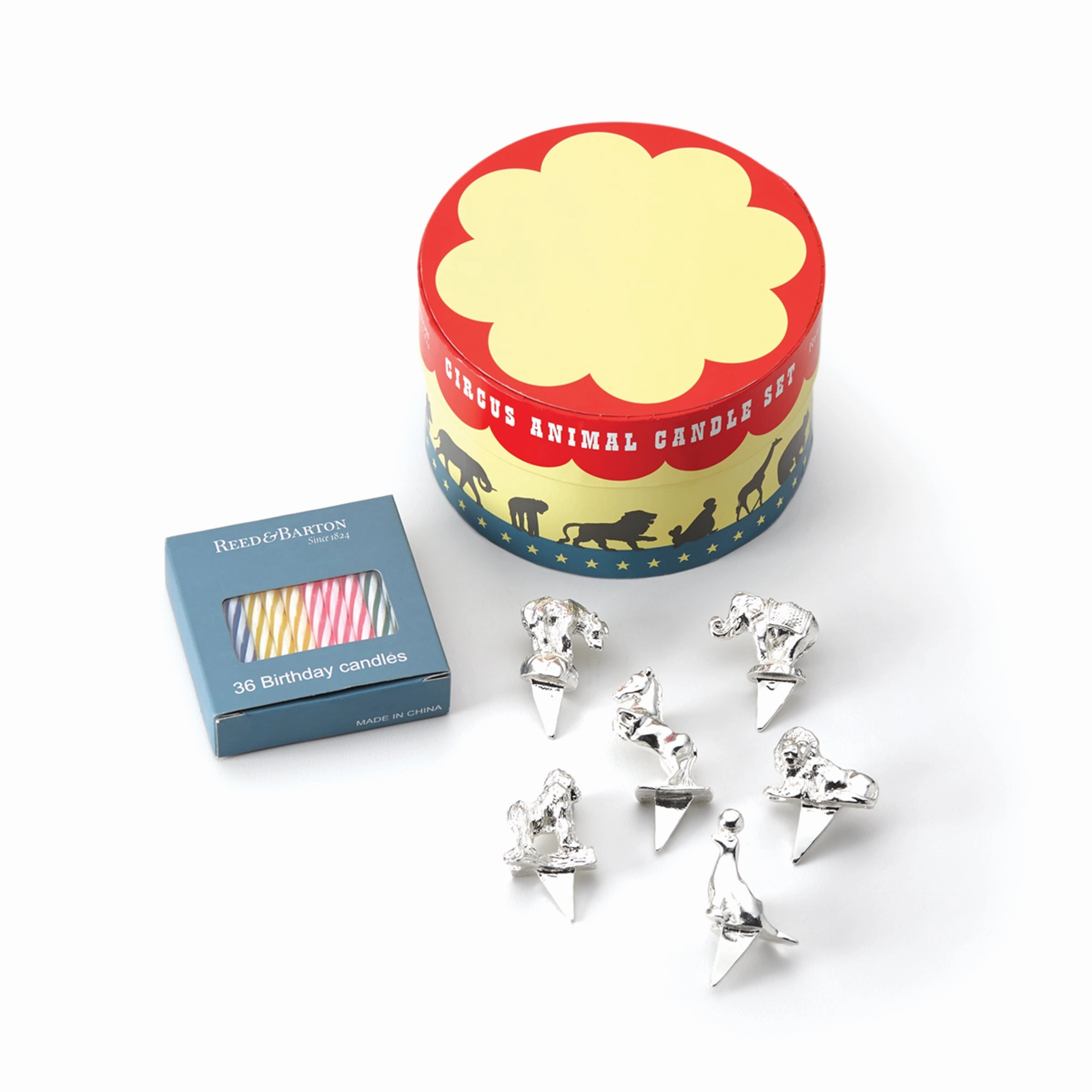 Let's Celebrate 6-Piece Circus Candle Set