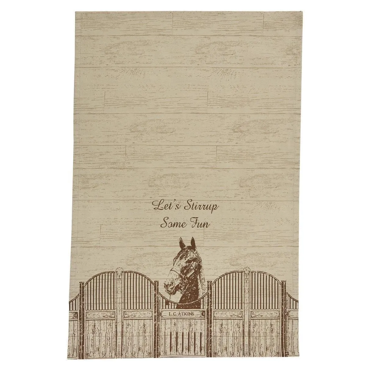 Let's Stirrup Some Fun - Horse Themed Dish Towels