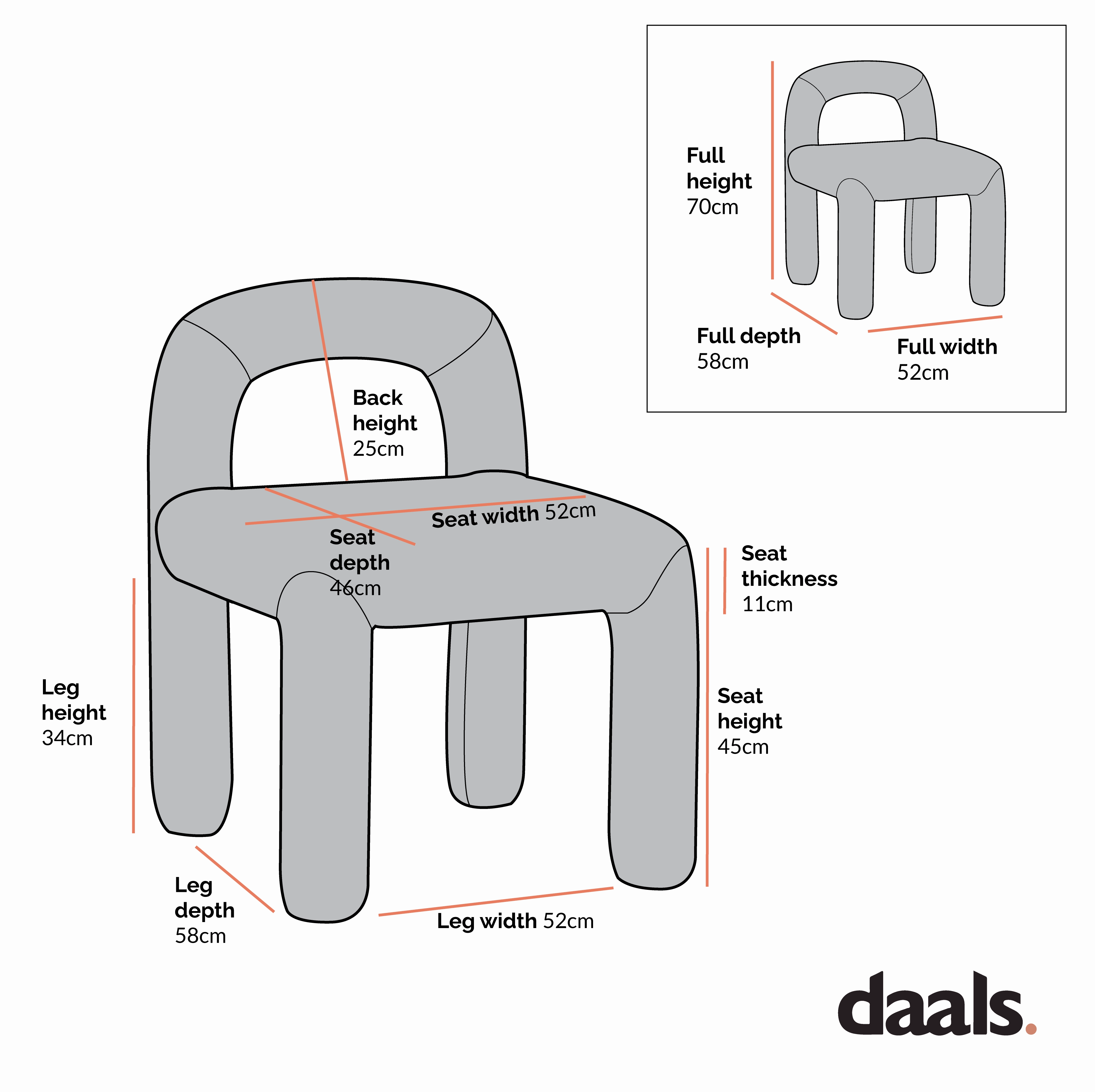 Libby White Boucle Dining Chair