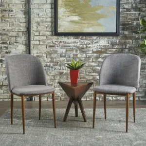 Light Gray Fabric Dining Chairs (Set of 2) - NH483103 dining table set, 6-piece dining set