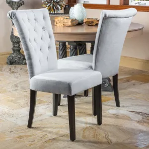 Light Grey Fabric Dining Chairs (Set of 2) - NH026832 dining table set, 6-piece dining set